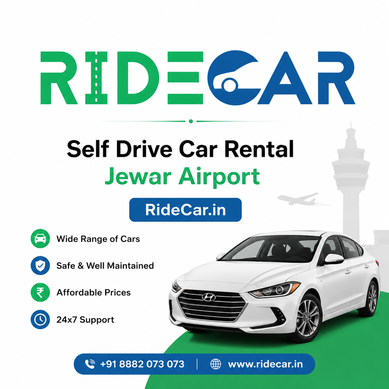 Self Drive Car Rental Jewar Airport | Book Now